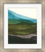 Framed Blue Hills II