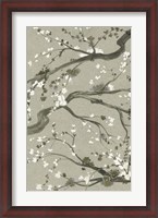 Framed Neutral Cherry Blossoms II