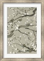 Framed Neutral Cherry Blossoms II