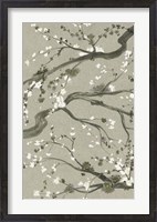 Framed Neutral Cherry Blossoms II