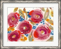 Framed Bed of Roses III