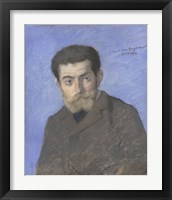 Framed Portrait Of The Writer Joris-Karl Huysmans (1848-1907)