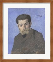 Framed Portrait Of The Writer Joris-Karl Huysmans (1848-1907)