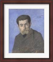 Framed Portrait Of The Writer Joris-Karl Huysmans (1848-1907)