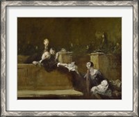 Framed Court Scene