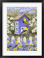 Framed Goldfinch Garden Home