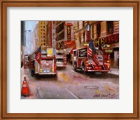 Framed Fire Department New York, 42nd Street NYC