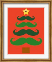 Framed Mustache Tree