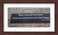 Framed Beer Sign