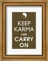 Framed Keep Karma