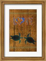 Framed Turtle Love