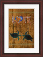 Framed Turtle Love