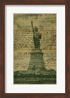 Framed Liberty Letter