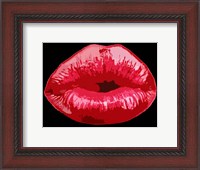 Framed Pop Art Lips
