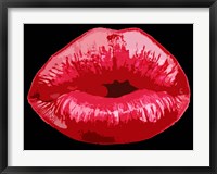 Framed Pop Art Lips