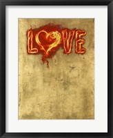 Love I Framed Print