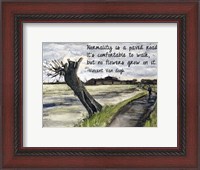 Framed Normality - Van Gogh Quote 1