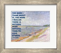 Framed Love Others -Van Gogh Quote