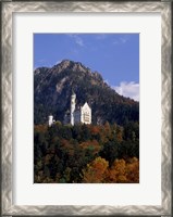 Framed Bavarian Alps and Neuschwanstein Castle