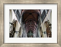 Framed Onze Lieve Vrouwekerk, Bruges, Belgium