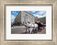 Framed Horse Drawn Carriage in Vienna
