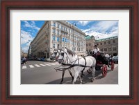 Framed Horse Drawn Carriage in Vienna