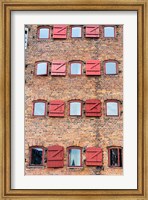 Framed Copenhagen Exterior of Hotel 71 Nyhavn