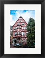 Framed Half-Timber Hotel during Christmas