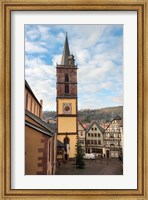 Framed Gothic Church Tower