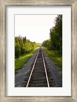 Framed Manitoba Train Tracks