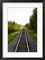 Framed Manitoba Train Tracks