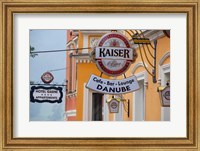 Framed Danube River Cafe and Bar