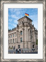 Framed Bundestag, Berlin, Germany