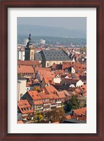 Framed Skyline of Bamberg, Germany