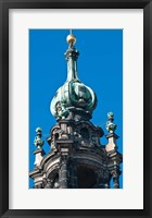 Framed Hofkirche (Church of the Court) Dresden, Germany