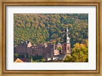 Framed Heidelberg's Old Town, Germany