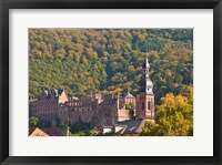 Framed Heidelberg's Old Town, Germany
