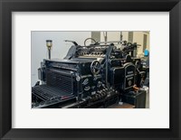 Framed Gutenberg Printing Press, Gutenberg Museum