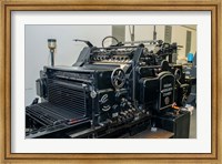 Framed Gutenberg Printing Press, Gutenberg Museum