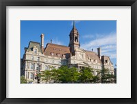 Framed Hotel De Ville, Montreal, Canada