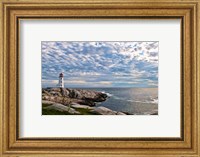 Framed Lighthouse in Peggys Cove, Nova Scotia
