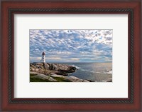 Framed Lighthouse in Peggys Cove, Nova Scotia