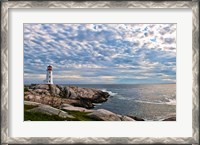 Framed Lighthouse in Peggys Cove, Nova Scotia