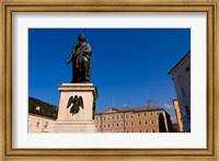 Framed Mozart Statue in Salzburg Austria