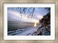 Framed Snowy Coastline, Jasmund National Park