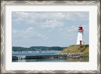 Framed Mulholland Lighthouse, New Brunswick