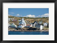 Framed Fishing Village in Labrador