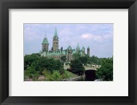 Framed Parliament Building in Ottawa