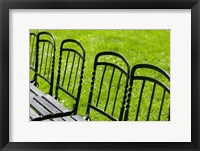 Framed Park Benches in Palace Gardens, Austria