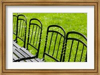 Framed Park Benches in Palace Gardens, Austria
